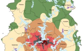 Maaseutu ja kaupunkialueet Pirkanmaalla