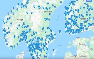 Pohjoismaiden REKO-renkaat kartalla